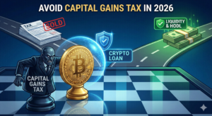 avoid crypto capital gains tax, crypto loan tax strategy, borrow against bitcoin, buy borrow die crypto, 2026 crypto tax rules, bitcoin tax loophole, 247bitcoinloan