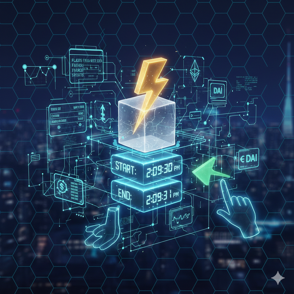 Flash Loans, DeFi, Cryptocurrency Lending, Arbitrage, Smart Contracts, Blockchain Finance, Ethereum, Uncollateralized Loans,