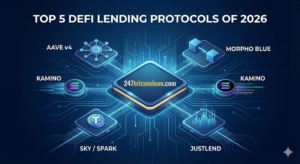Top DeFi Lending Protocols, DeFi market analysis 2026, Aave v4 Hub and Spoke, Morpho Blue, Kamino Finance,