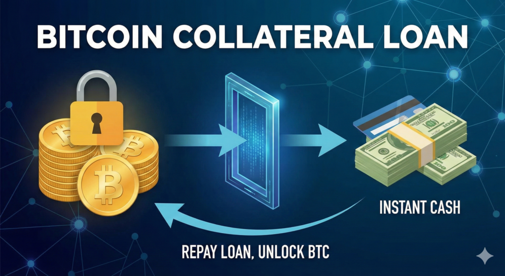 Bitcoin collateral loan, Bitcoin backed loan, crypto collateral lending, BTC loan explained, borrow money with Bitcoin, crypto liquidity, digital asset security, 247btcloan,