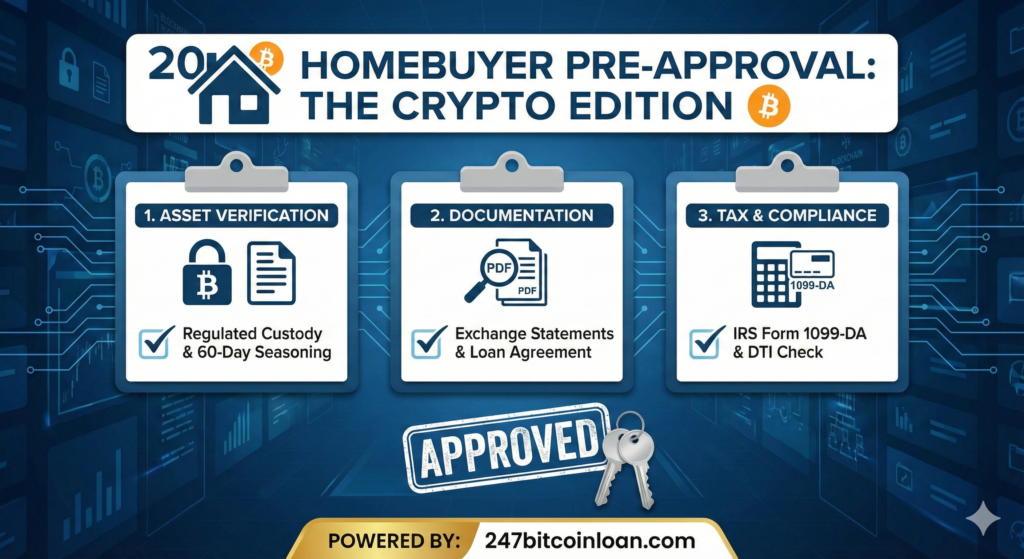 crypto loans for real estate, crypto down payment guide, using bitcoin for house purchase, crypto backed mortgage 2026, blockchain real estate financing, crypto collateral loan risks, digital asset mortgage strategy, borrowing against crypto safely, real estate investment with crypto, crypto lending tax implications,